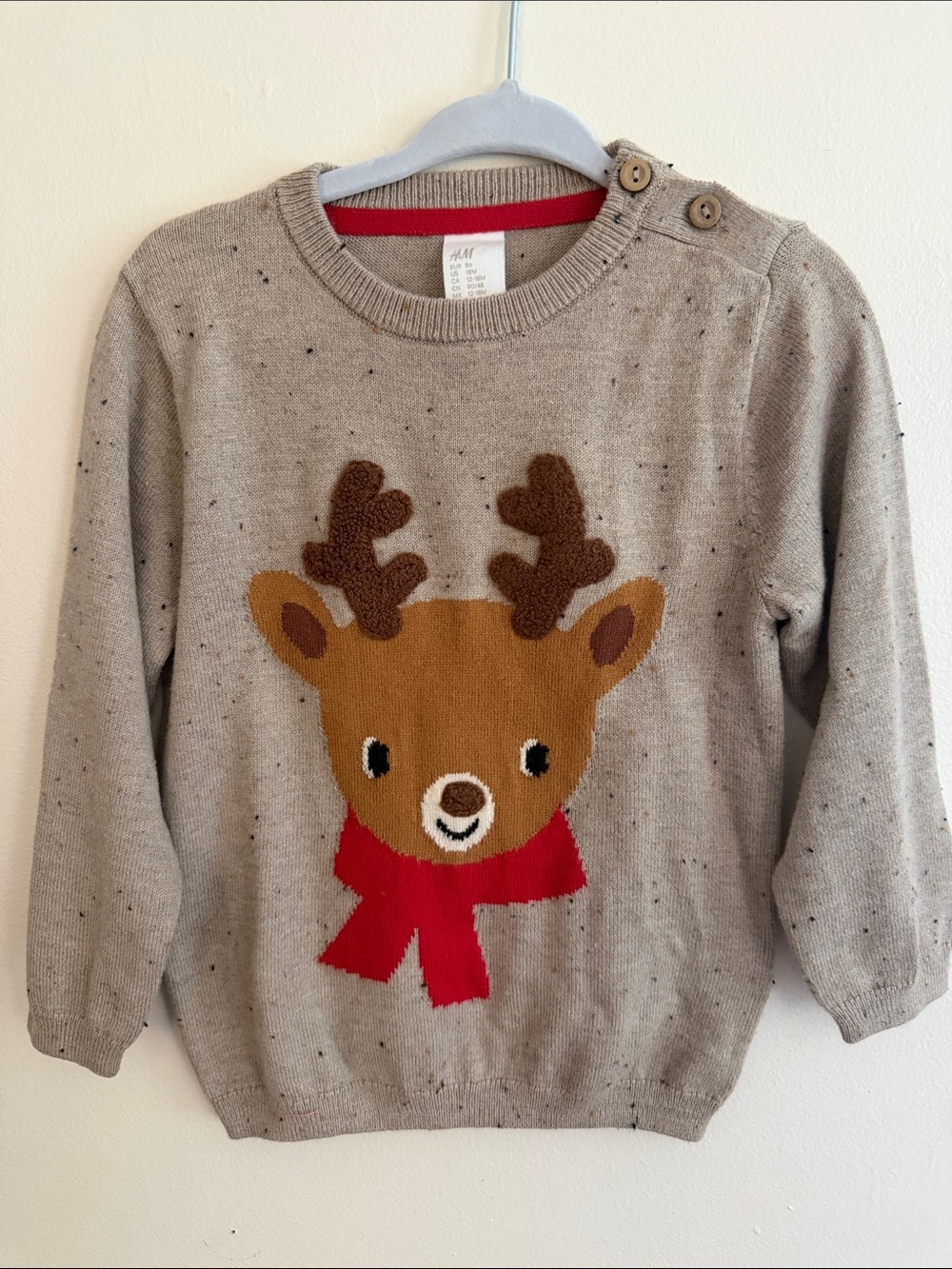 NWT - H&M Toddler Reindeer Sweater 🦌